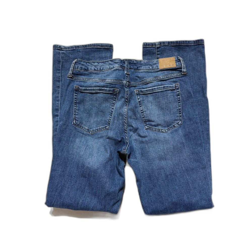 Aeropostale Mid Rise Bootcut Jeans Size 10R Medium Wash Blue Denim Stretch 10 - Picture 2 of 15
